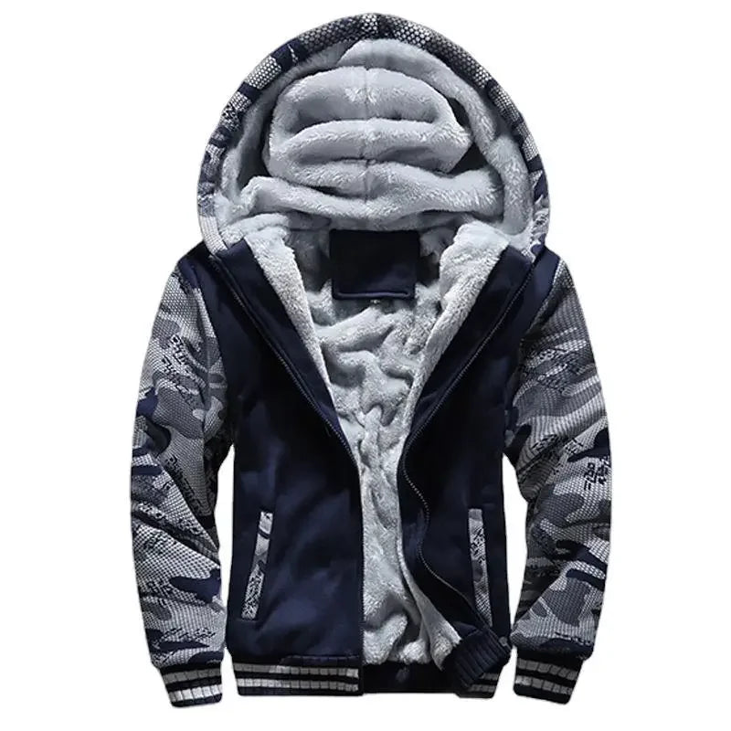 Mens Quilted Hooded Jacket For Cold Weather Ultimate Warmth And Durable Insulation