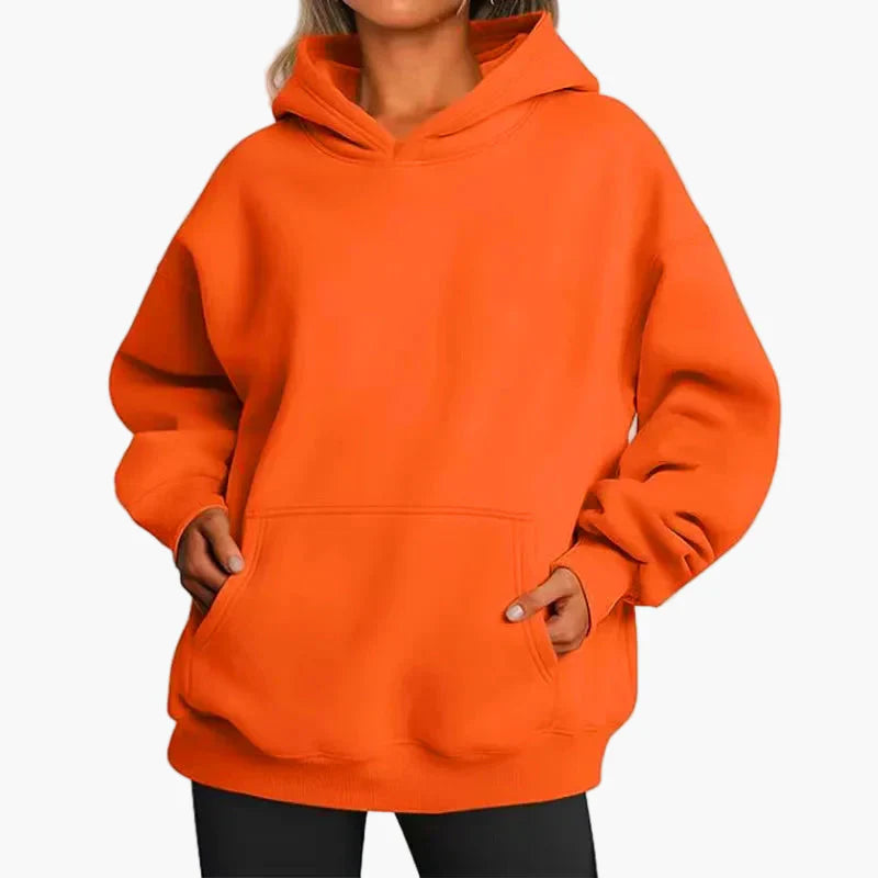 Women's Oversize Hoodie Hooded Sweatshirt Leisure Streetwear
