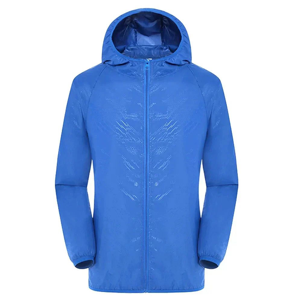 TrendAura Nordisk Flair Mens Waterproof Trench Coat Hooded Zipper Front Relaxed Fit Outerwear