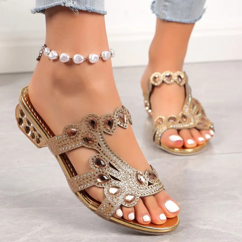 Women's Stylish Sandals with Adjustable Straps and Cushioned Insole