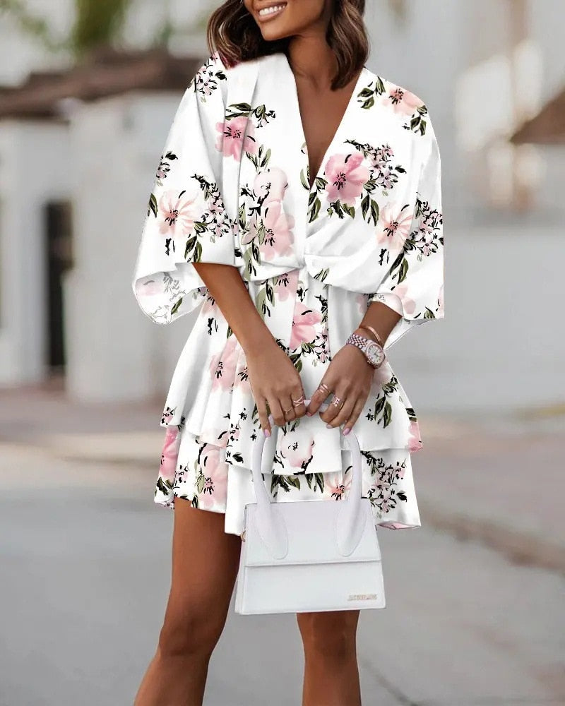 Lucia Boho Mini Dress For Women Lightweight Airy Summer Beach Style Effortless Chic