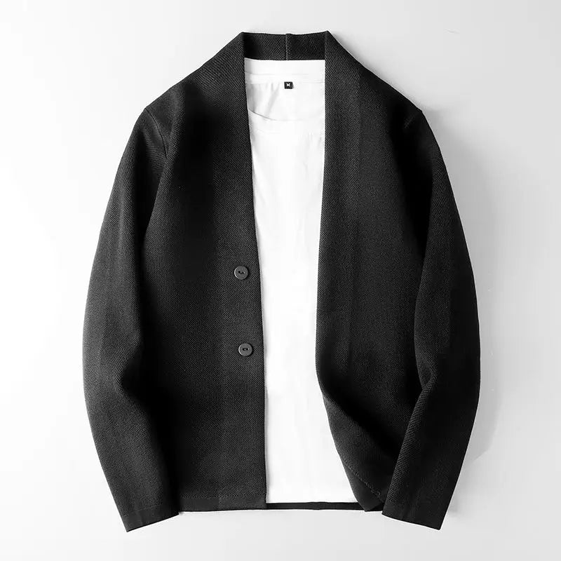 Women's Cardigan – Relaxed Fit – Soft Chunky Knit – Shawl Collar – Button Closure