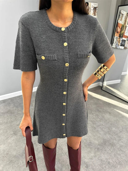 Women’s Trendy Knit Jumper Dress | Mini