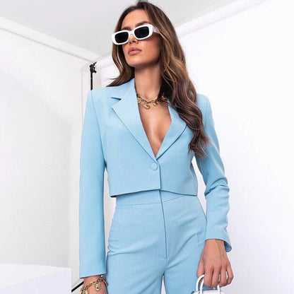 Dakota | Women's Premium Terno Suit with Blazer and Wide Pants