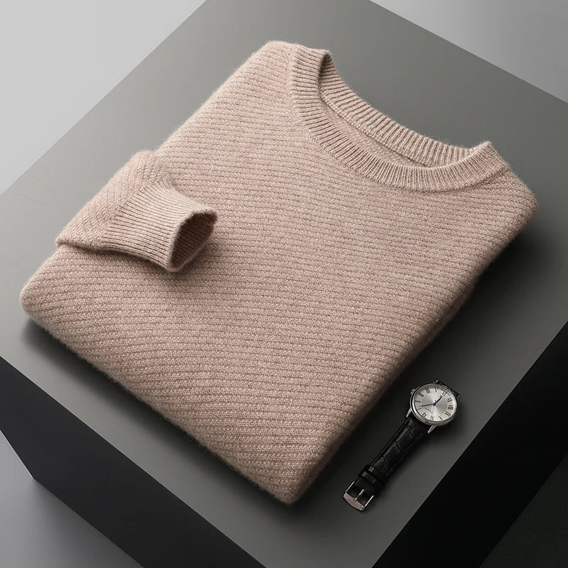 Sweater with Crew Neck for Men
