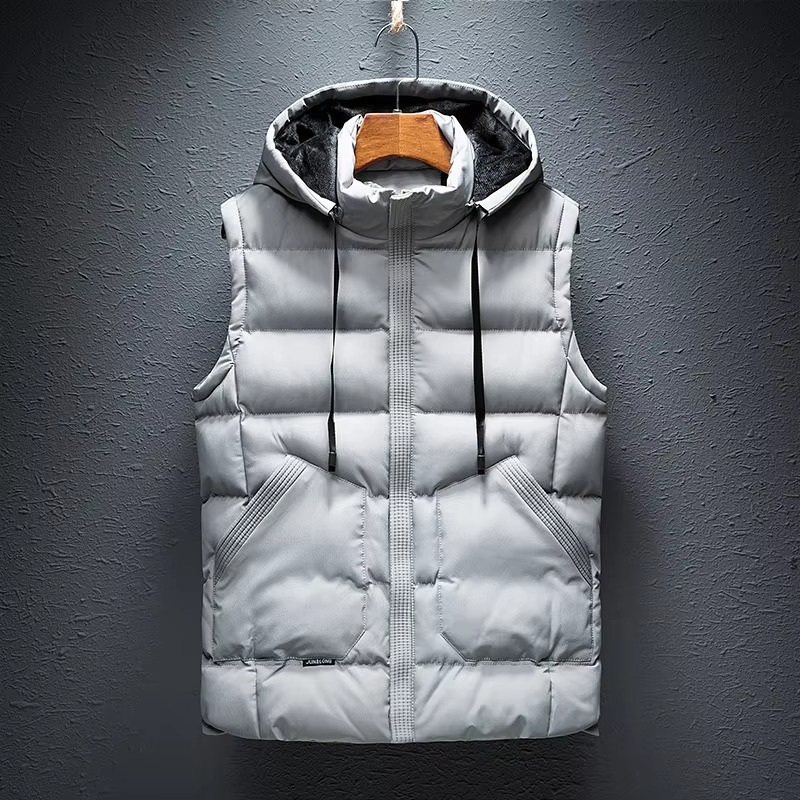 Unisex Personalized Thick Vest Customizable Warm Outerwear for All Seasons TrendAura Apparel
