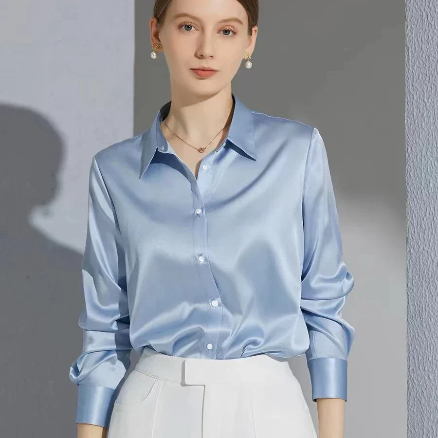 Sanne | Stylish Satin Blouse for Women