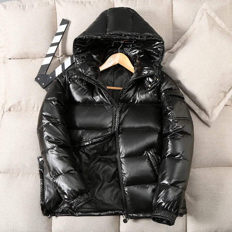 Men's Winter Puffer Jacket Waist Length Quilted Warm And Stylish For City Commute