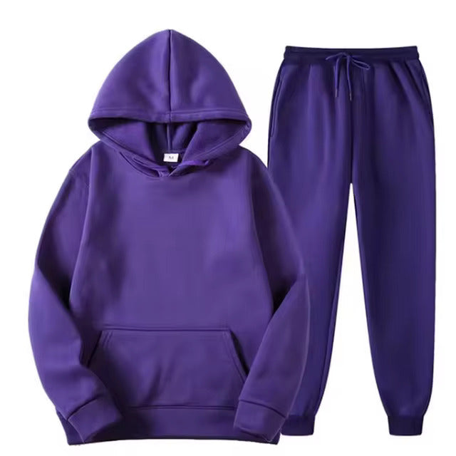 Kelvin Mens Tracksuit Two Piece Hoodie And Pants Set For Training And Leisure Comfort For Active Lifestyles