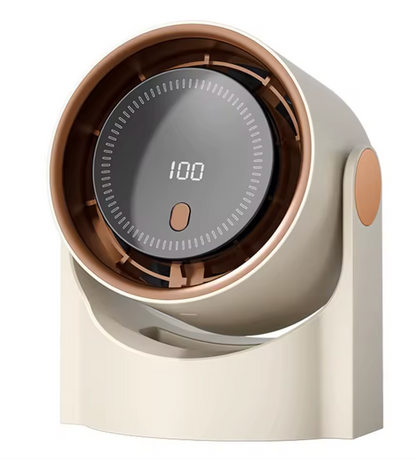 Ultra-quiet bladeless table fan - Safe and efficient air cooler for summer heat