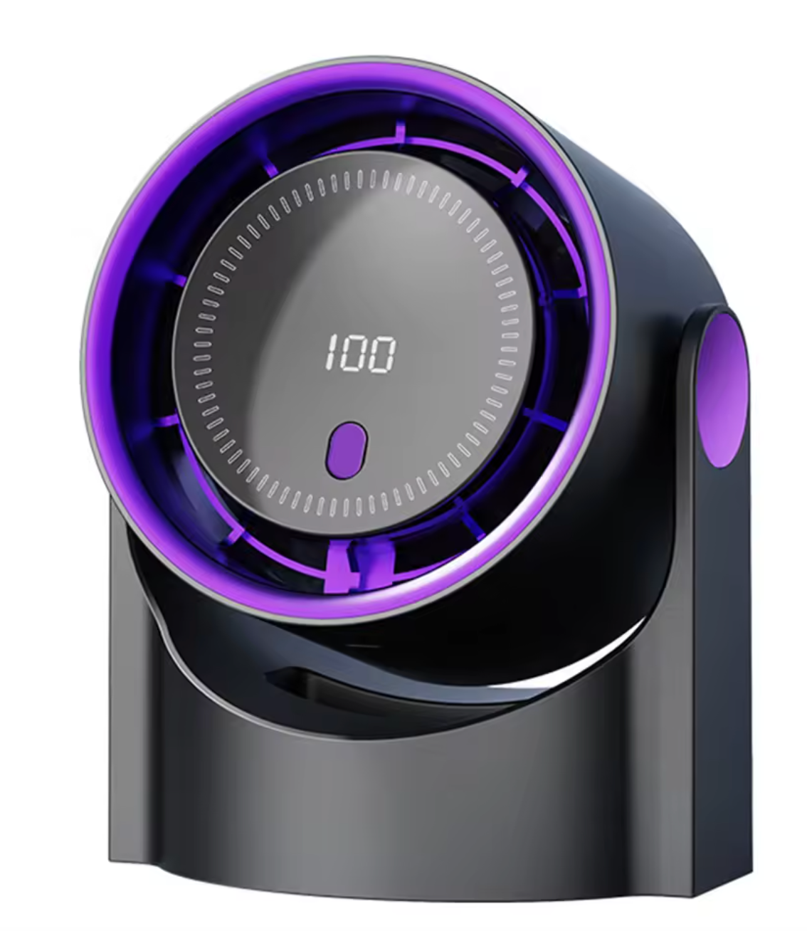 Ultra-quiet bladeless table fan - Safe and efficient air cooler for summer heat