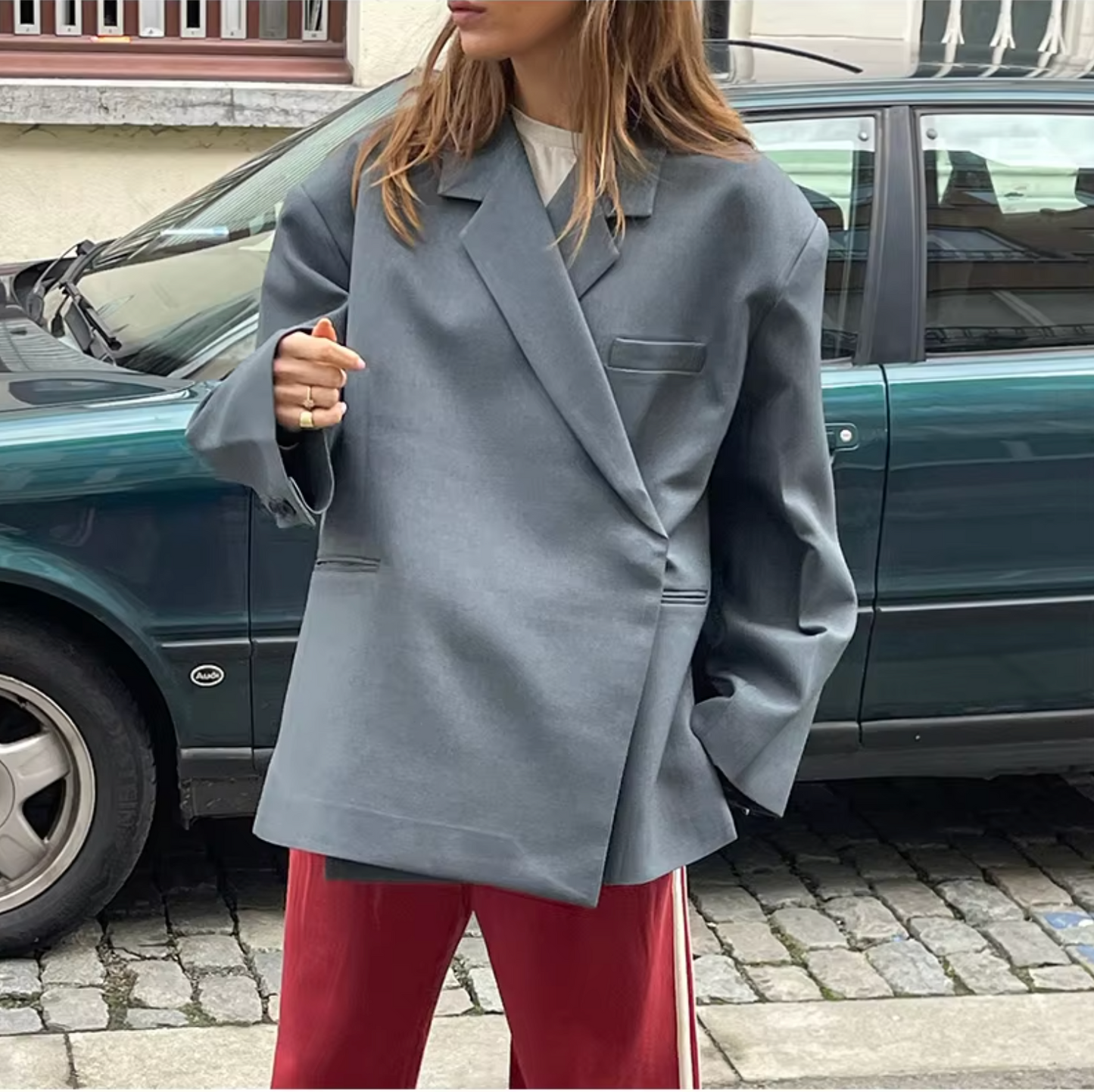 Women’s Stylish Oversized Blazer | Winter