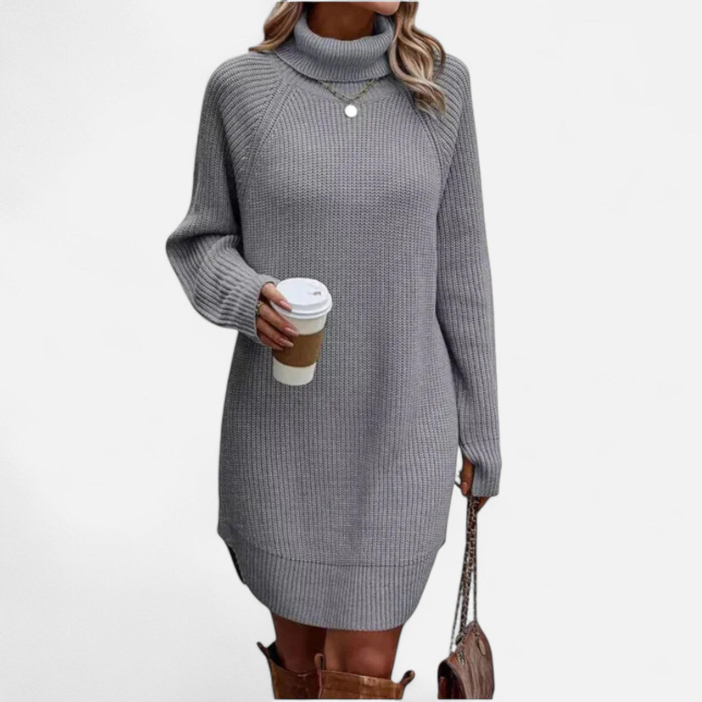 Ancient World | Elegant Women's Dress in Classic Knit