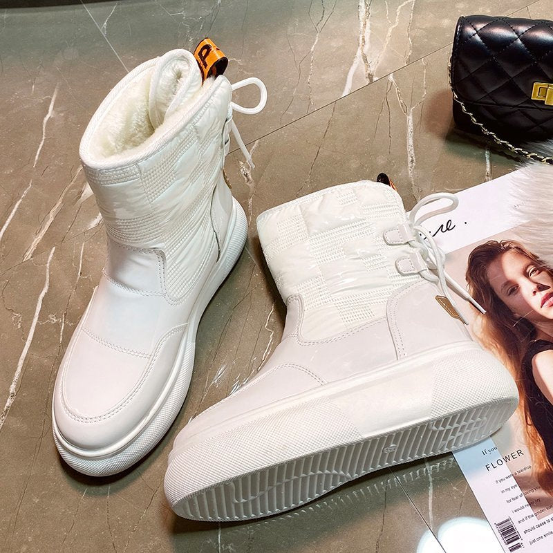 Women's Winter Lace-up Boots | Ankle-high