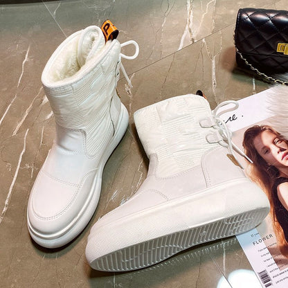 Women's Winter Lace-up Boots | Ankle-high