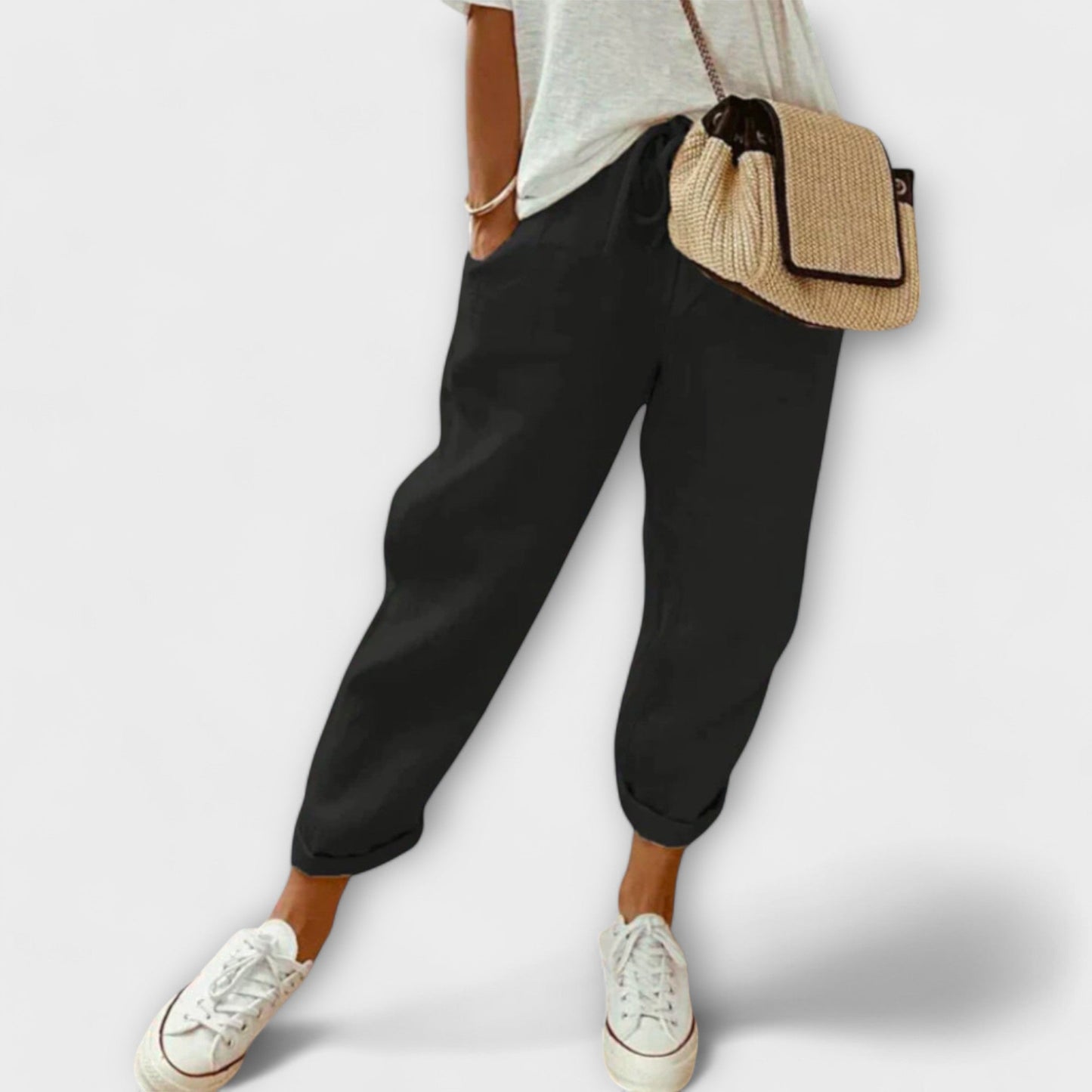 Lightweight Linen Pants For Women Breathable Comfort Elegant Refined Fit For All Day