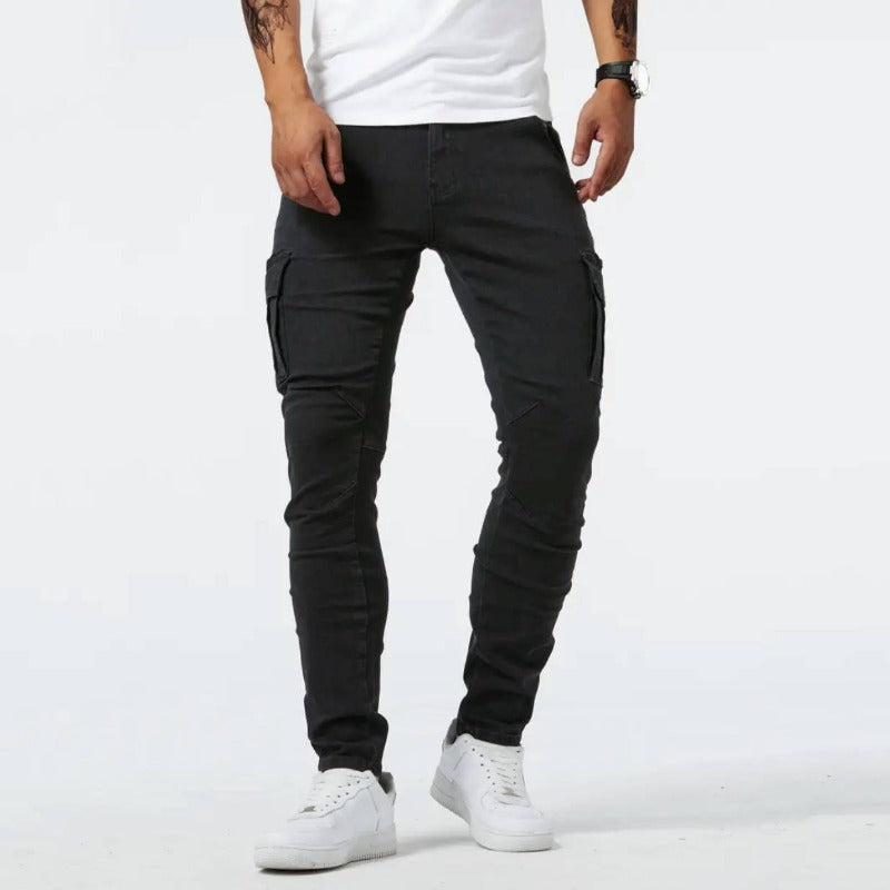 Denim Cargo Jeans For Men With 4 Way Stretch And Versatile Pockets For Everyday Confidence Sydney