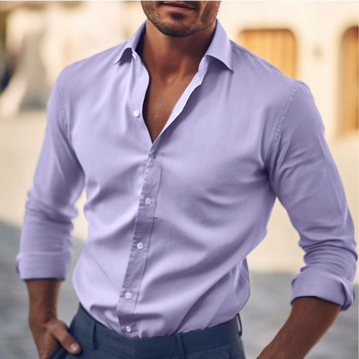 TrendAura | Refined Men’s Shirt for Everyday Elegance