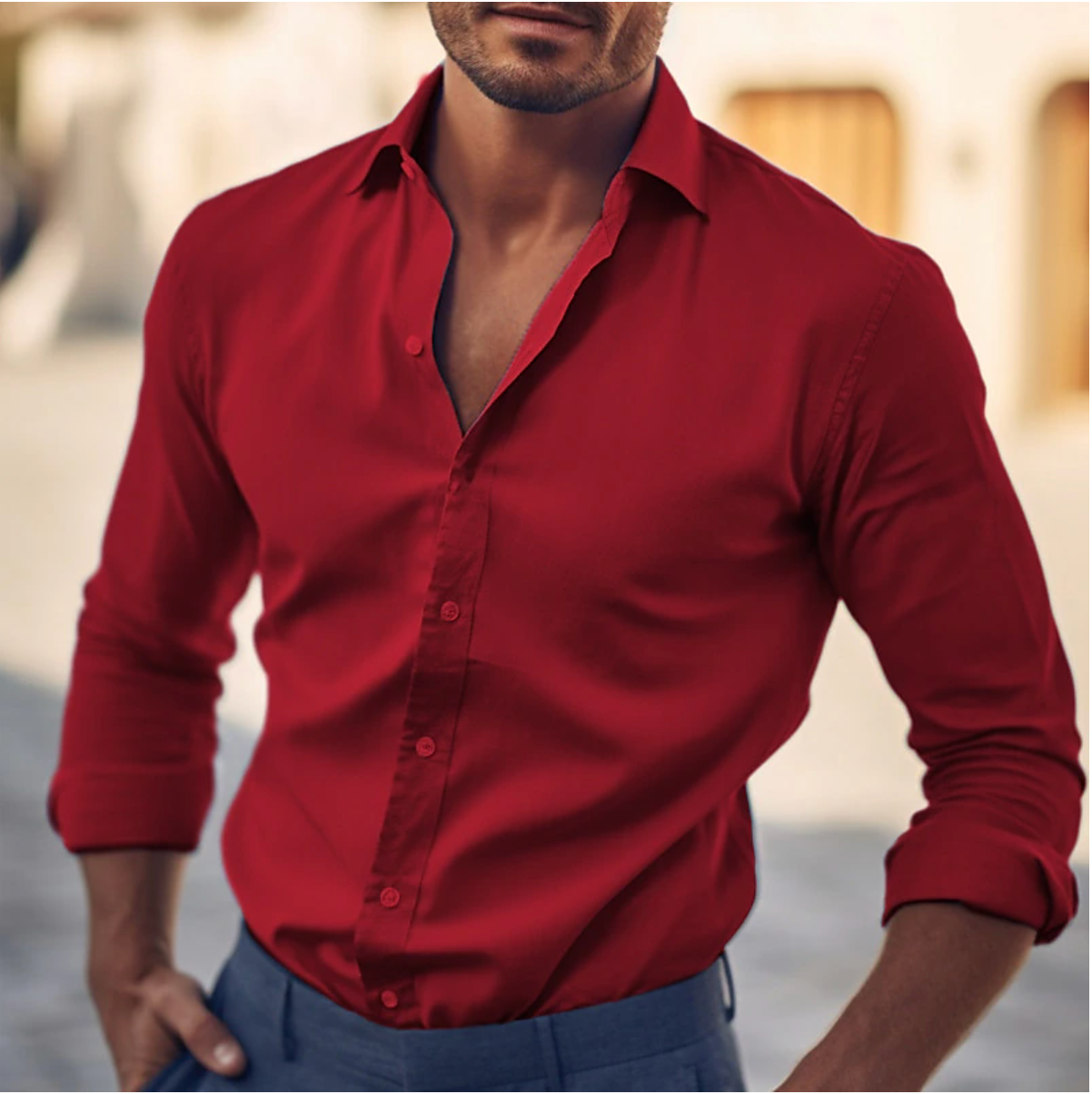 TrendAura | Refined Men’s Shirt for Everyday Elegance
