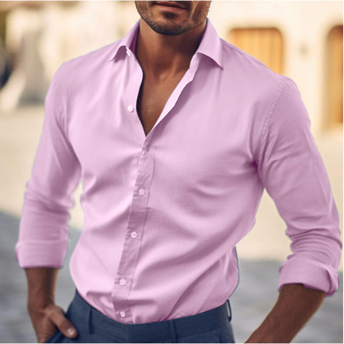 TrendAura | Refined Men’s Shirt for Everyday Elegance