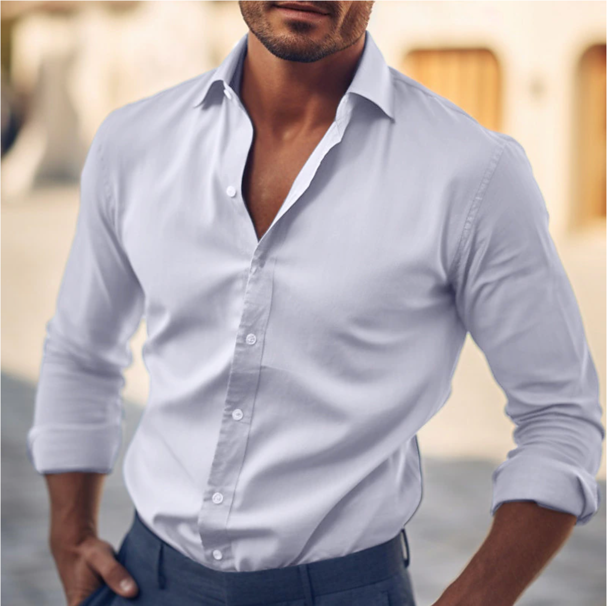 Jasper Mens Shirt High Quality Elegant Comfort For Modern Man Professional And Casual Wear
