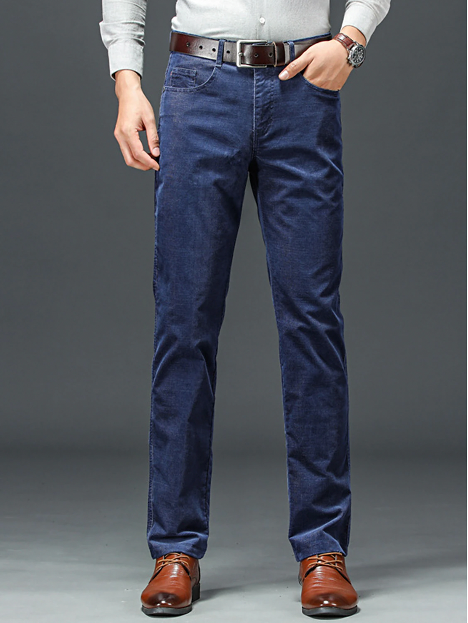 Andrew Men’s Slim Fit Chino Pants by TrendAura Tan Tailored Chinos for Work or Casual Wear