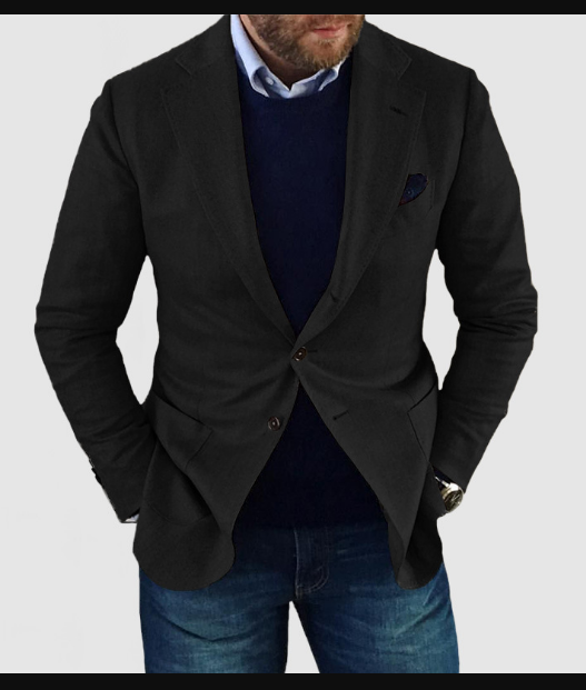 Anders Mens Cardigan With Lapel Collar Premium Soft Stretch Knit For Everyday Stylish Comfort