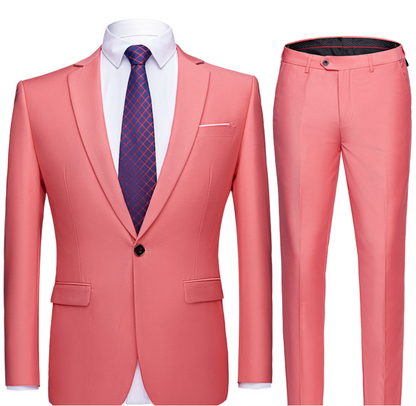 2-piece business suit for men