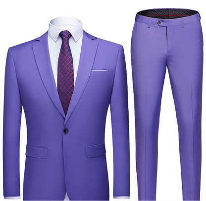 2-piece business suit for men