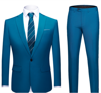 2-piece business suit for men
