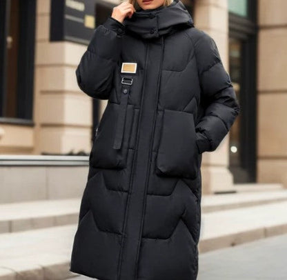 Majken Long Puffer Jacket Winter Parka For Women Warm Insulated Comfort Outdoor Everyday Wear
