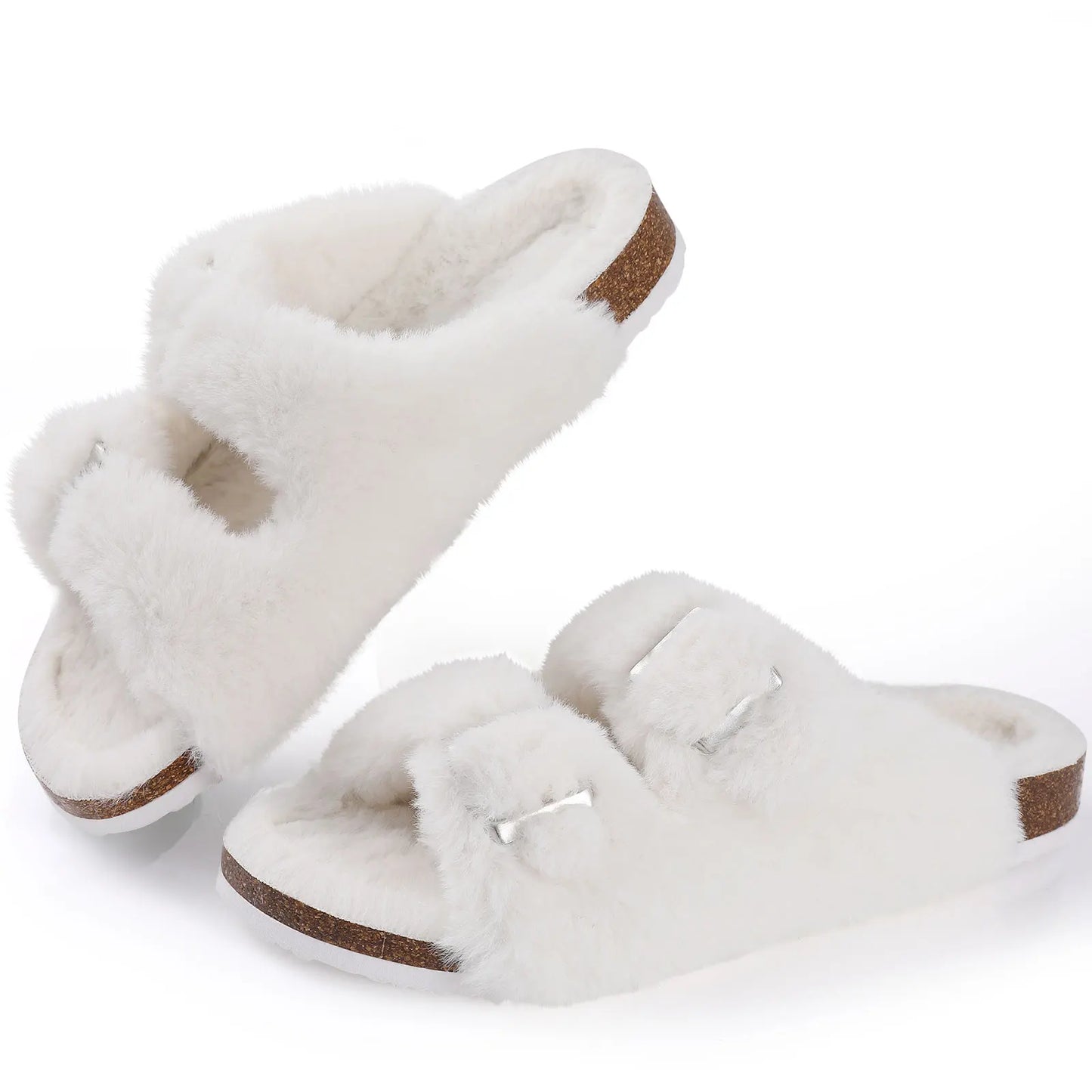 Eloura-Moda | Stylish winter plush slippers for women