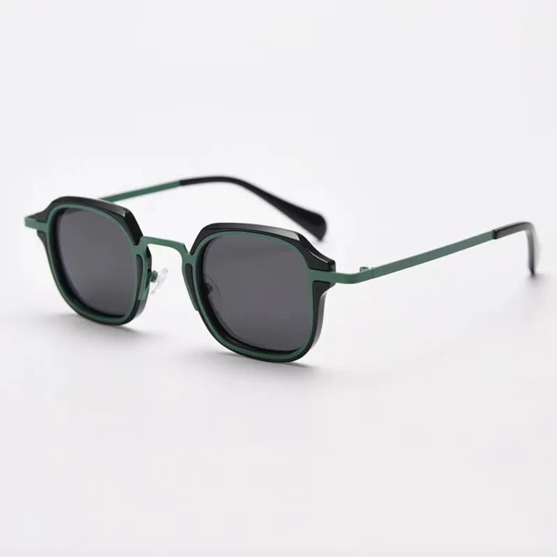 TrendAura Maverick Punk Square Sunglasses Bold Geometric Eyewear For Men And Women UV Protection