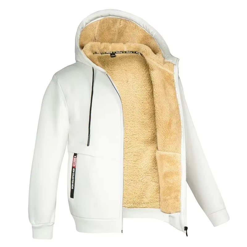 Winter Thermal Sport Suit with Hood, Fleece Lining, and Windproof Jacket S to 3XL