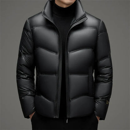 Lorne Gloss Down Jacket for Men TrendAura High Gloss Water Resistant Shell With Ninety Percent Duck Down Insulation