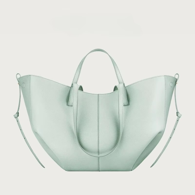 TrendAura Women's Leather Tote Bag With Winged Design And Large Capacity - Elegant Practical Workday Companion