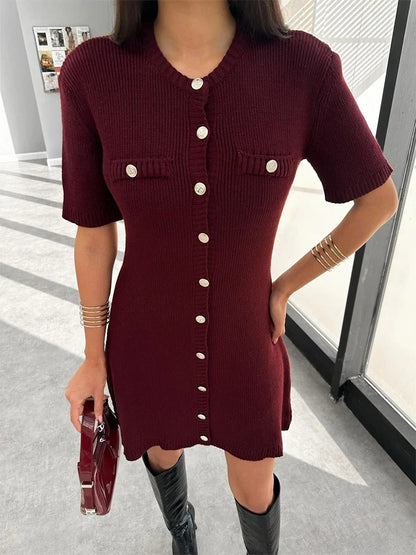 Women’s Trendy Knit Jumper Dress | Mini