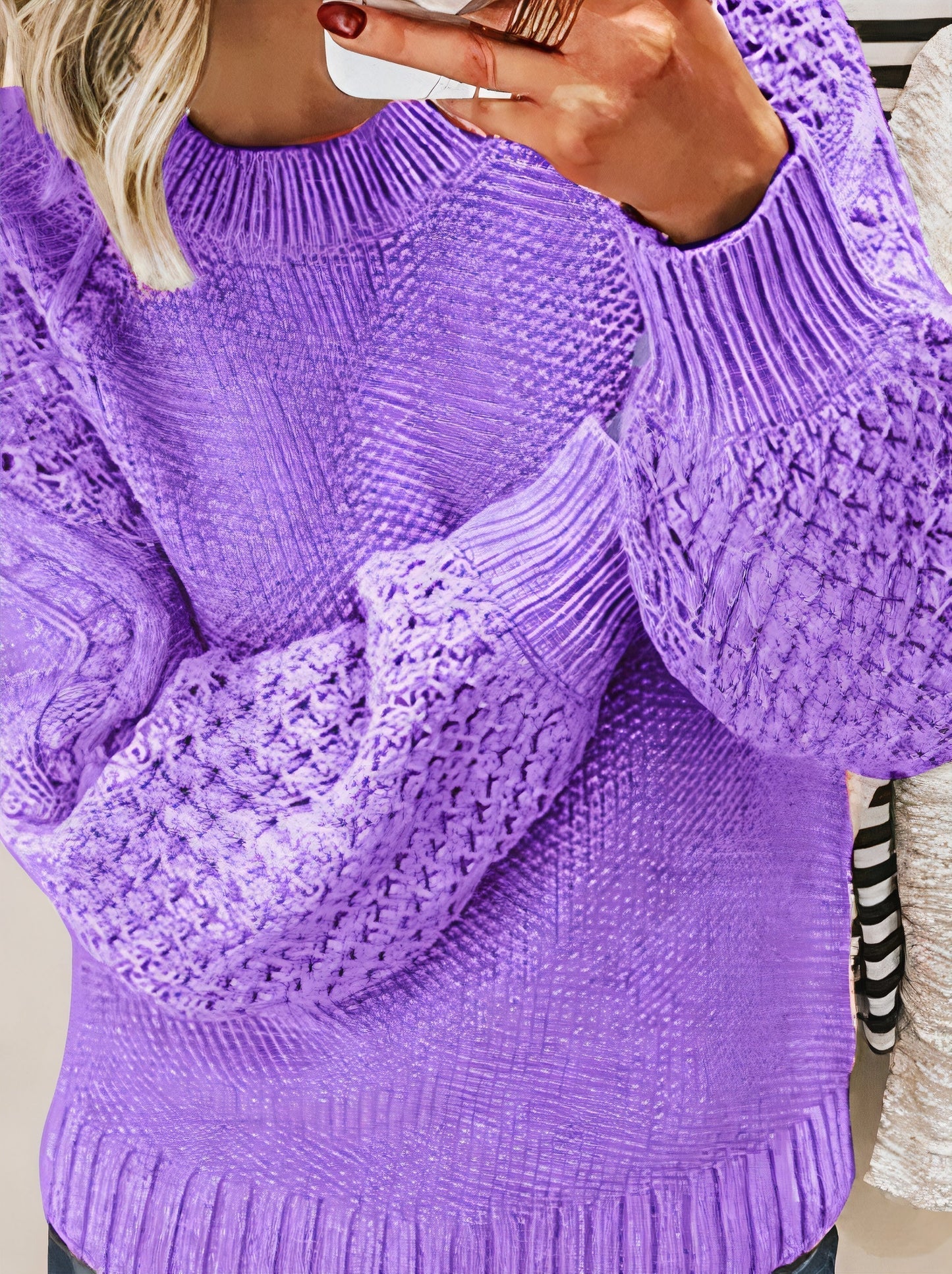 Bella Knit Sweater Cozy Elegant For Women