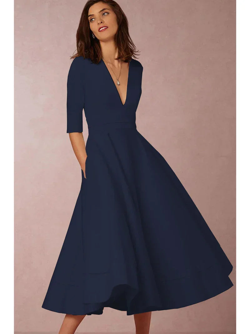 Carla | Elegant Midi Dress