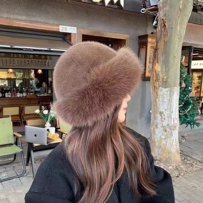 Women's Fluffy Hat with Soft Texture and Warmth - TrendAura