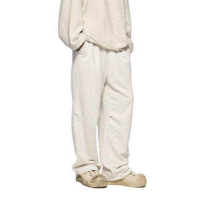 TrendAura Relaxed Loose Cotton Sweatpant - Premium Heavyweight Cotton With Refined Drawstring Detail