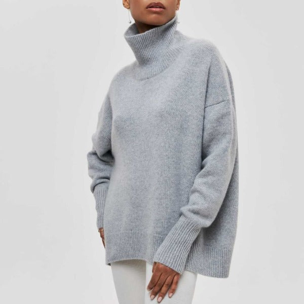 Women's Plus Size Turtleneck Sweater | Long Sleeve