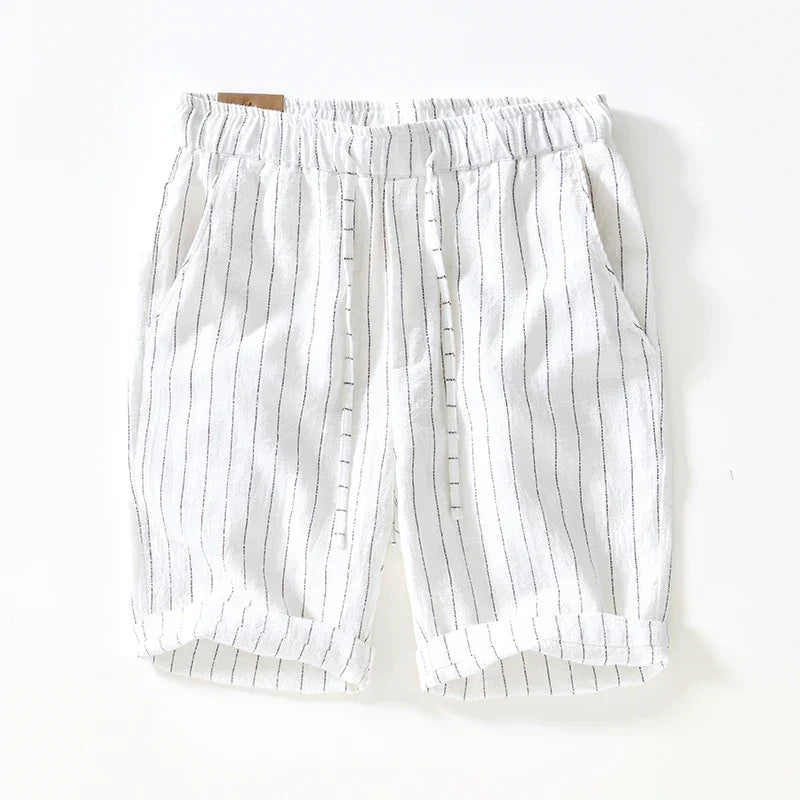 Coastline Cotton Linen Shorts