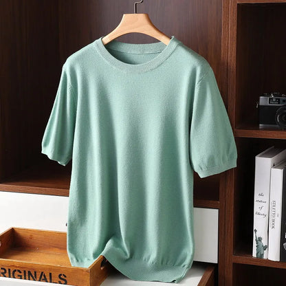 TrendAura Cashmere Knitted Shirt Ultra Soft Luxury Knit Top In Premium Cashmere For All Seasons