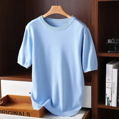TrendAura Cashmere Knitted Shirt Ultra Soft Luxury Knit Top In Premium Cashmere For All Seasons