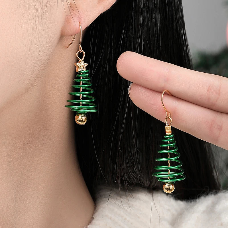 Christmas Tree Earrings - TrendAura