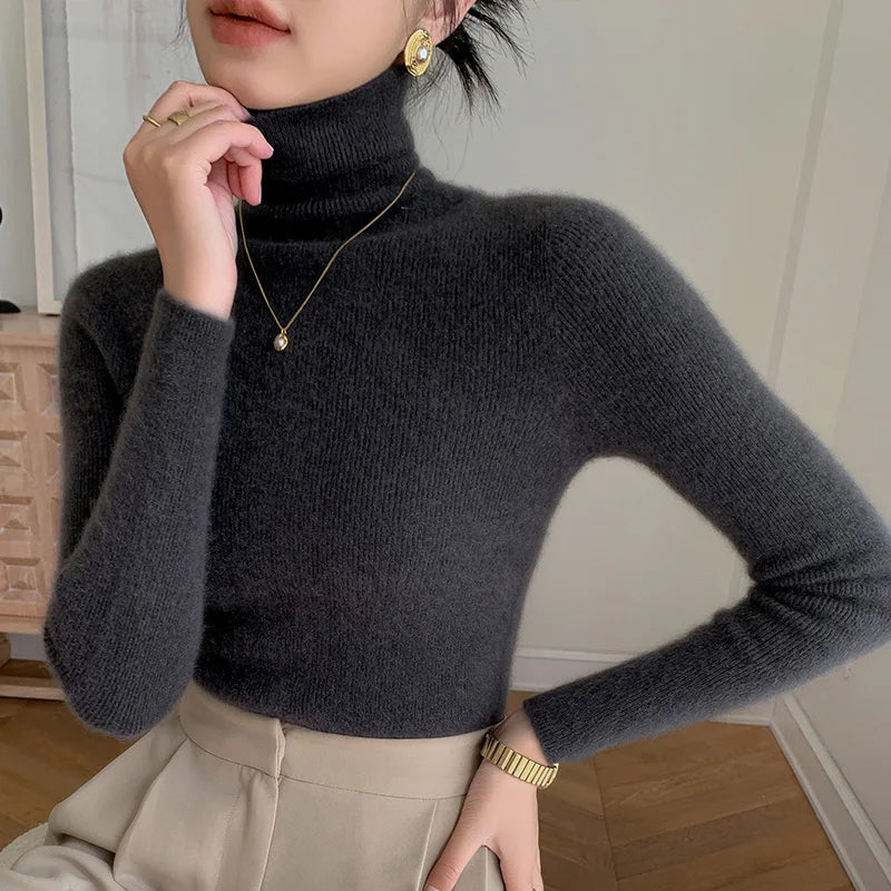 Nicky Wool Turtleneck Sweater For Cold Weather Lovers Timeless Classic Warmth For All Styles