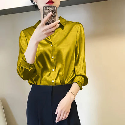 Sanne | Stylish Satin Blouse for Women