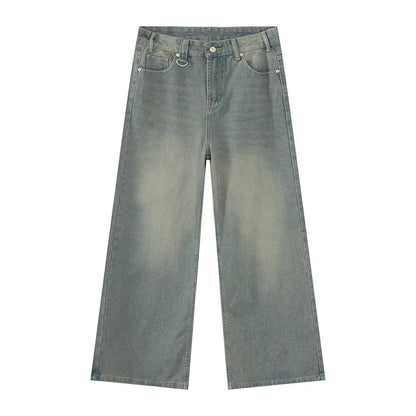 Men's Relaxed Fit Winter Jeans Wide Leg For Cold Weather Comfort And Versatility