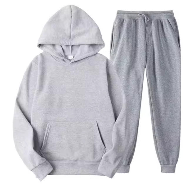 Kelvin Mens Tracksuit Two Piece Hoodie And Pants Set For Training And Leisure Comfort For Active Lifestyles